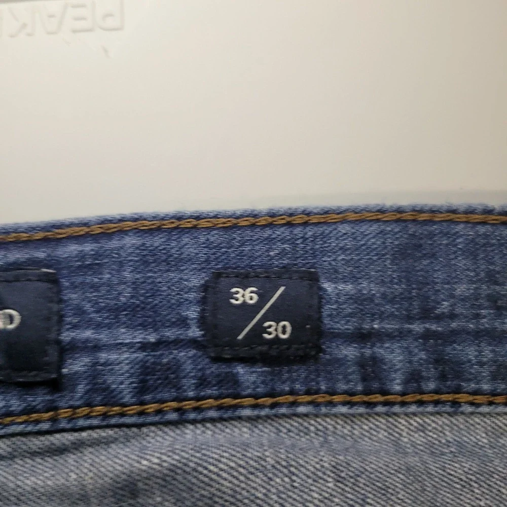 Lucky Brand 221 Straight Leg Mens Blue Denim Jeans 36x30